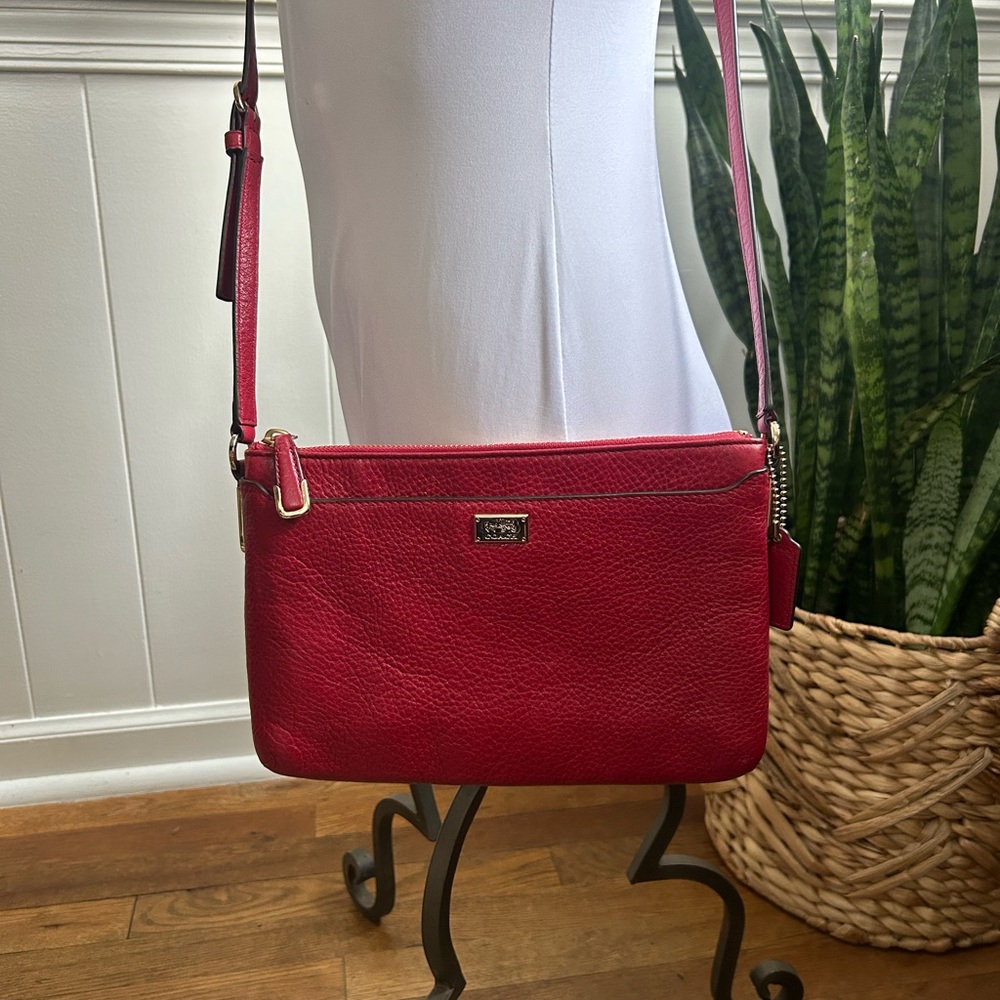 Coach Madison Leather East/West Swingpack Crossbody Bag